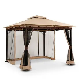 Lcm1340b-rs Garden Winds Replacement Canopy Top Cover For The Bali Gazebo - Riplock 350