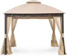 Lcm1515b Garden Winds Replacement Canopy Top Cover For Westbrook Gazebo - Beige
