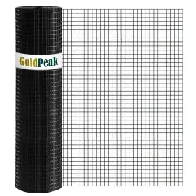 Pvc-hd-113650 Goldpeak Black Hardware Cloth 1 Inch Mesh 36ftft X 100ft 17-gauge Vinyl Coating