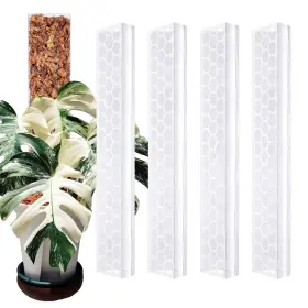 Mp-17 Haispring 4 Pcs 17 Inch Plastic Moss Pole For Plants Monstera Designed Specifically