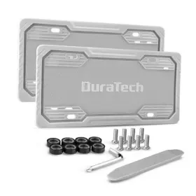 Dt406038ae Hangzhou Great Star Industrial Co .ltd Silicone License Plate Frames Rust Proof Cover For Car Rattle Gray
