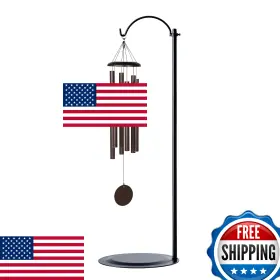 B0c6pkn2q5 Hohiya 36 Inch Adjustable Wind Chime Stand Heavy Duty Outdoor Metal Hanging Pole