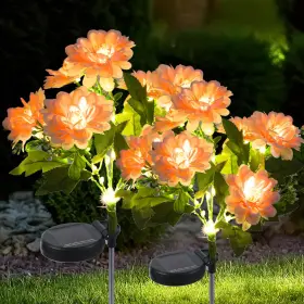 B0d3gbn46l Houdi Solar Lights Outdoor Waterproof 2 Pack Garden With 14 Realistic Da