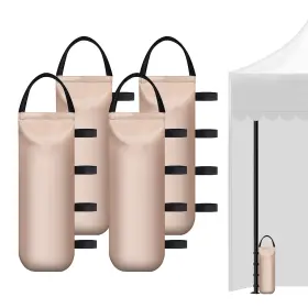 Sd-008 Ialnai 112 Lbs Heavy Sand Bags For Canopy Outdoor Advertising Tent Beige