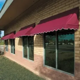 3020708 Idmworldwide Idm Worldwide Sunsational Traditional Awning Burgundy 8 Ft