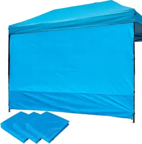 Impact Canopy 10w190t2w Anyoupin 10x10 Sidewalls - 3 Pack Blue Tent Walls Upf 50 Waterproof