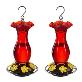 B0dpf8y7g4 Jealoeur Hummingbird Feeder Outdoor Hanging 18 Oz 6 Ports Ant Moat