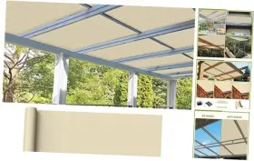Ssfr16e0615tn Jinhu Alliance Industrial Inc 6ft 15ft Sun Shade Cloth Outdoor 95% Uv Block Sunblock Standard Size Beige