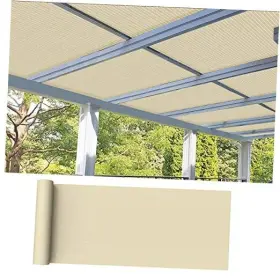 Ssfr16e0650tn Jinhu Alliance Industrial Inc 06ft 50ft Sun Shade Cloth Outdoor 95% Uv Block Sunblock 6ft 5 0ft Beige