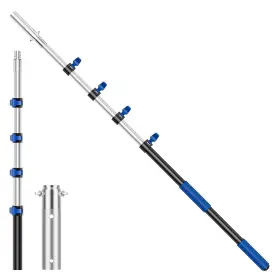 Juecity Q134 Pool Pole Telescopic 16ft Heavy Duty Upgraded Aluminum 16 Ft Extension/exten
