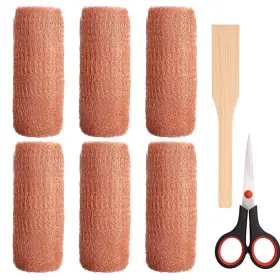 Jupp-20007334001 Junxilppd 6 Rolls 5in X 18ft Copper Mesh Rodent Control Screen Heat Resistant Anti Gold