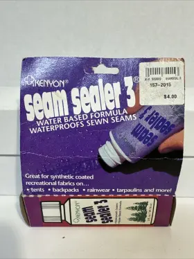 Kenyon 074495451029 Vintage Seam Sealer 3 By End To Leaky Seams Joints Waterproof New In Box