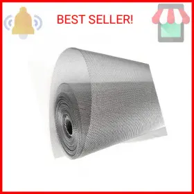 Kiskis 643431268112 304 Stainless Steel Woven Wire Mesh Window Screen Preven