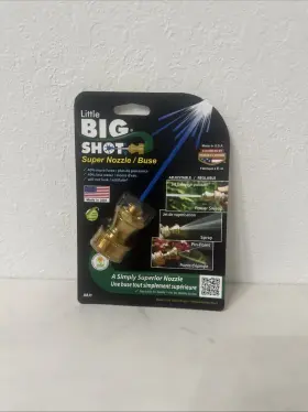 Lbsr-120 Little Big Shot Brass Nozzle New In Package Made Usa Free Ship C1