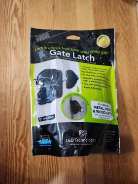 50110 Lokklatch D&d Black Two-sided Key-lockable General Purpose Gate Latch New Llaabru