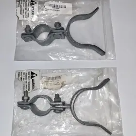 Master Halco 048856870460 New Lot Of 2 Fork Latch Galvanized Lockable 1-3/8 Inch X 2-3/8