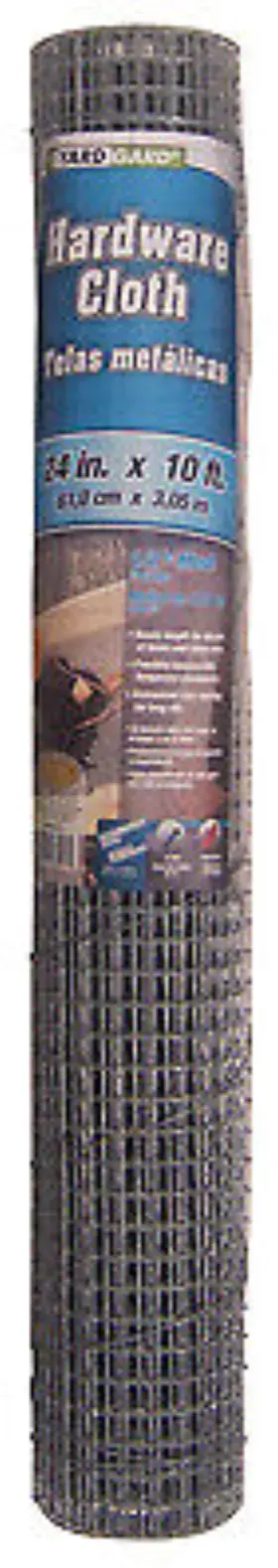 308227b Midwest Air Tech/import Galvanized Metal Mesh Hardware Cloth Fence 24- Inch X 10-ft. -308227b