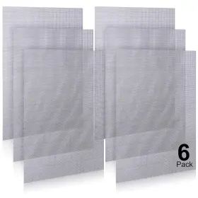 Mesh165 Mltanccy 6 Pack 12 8 Inch Wire Mesh Screen 1mm Hole 20 304 Stainless Silver