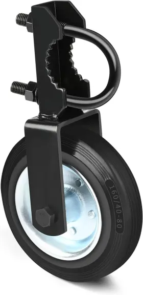 18041 Mofeez Gate Wheel For Metal Swing With 1-5/8 Inch Thru 2 1 Pack Black