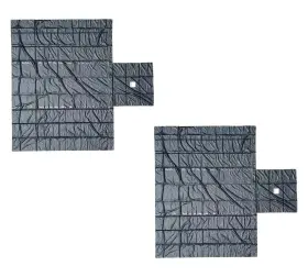 Mytee Products 840223613614 2 Pack Airbag / Parachute Fabric Ultra Light Lumber Tarp 24x27 8ft Drop - Black
