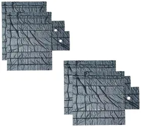 Lt-abx2-lt4ft-abx2-kit Mytee Products 2 Pcs 24ft X 27ft Airbag/parachute Fabric Ultralight Lumber Tarp - 8ft Drop Bl