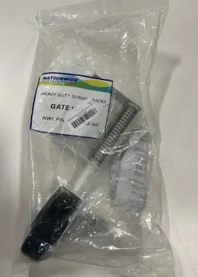 Gw1-ss-wh Nationwide Industries White Stainless Steel Gate Wheel For Vinyl And Heavy Gates Msrp 99