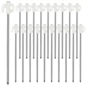 Qt-07190011 Neehows Tent Stakes 20pcs Galvanized Ground Stake 10 Inch Non-rust Metal Pegs
