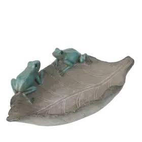 B0bkgxryb3 Newman House Studio Bird Feeder Bath Bowl - Outdoor Garden Decor Polyresin