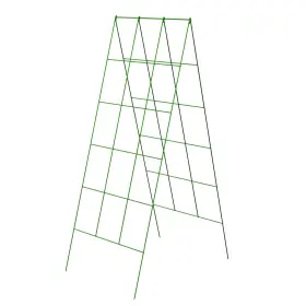 83712wm Nobrand Steel A-frame Trellis - Green 1 Inch X18 X48 3.3 Lbs