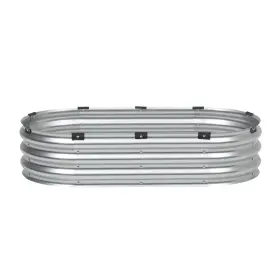 Gm61003-120x60x27cm Nobrand Galvanized Metal Garden Bed 4x2x1ft For Plants