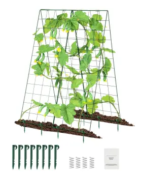 Hgpj003 Nobrand 46 Inch X32 Collapsible Plant Trellis With Fasteners Garden Support