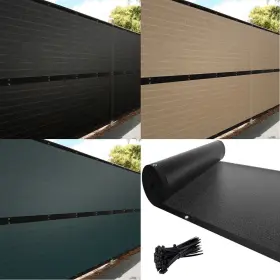 Nonmon 987643498645 3ft/4ft/5ft/6ftx50ft Fence Privacy Screen Backyard Shade Mesh Tarp Garden Windscreen