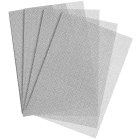 Luotsw4puk Nuooo Wire Mesh Sheets Stainless Steel Woven Meshes Screen Filter Panels Silver