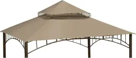 Beige1 Ontheway 785382039663 Replacement Canopy Roof For Target Madaga Gazebo Model