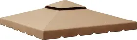 84c-357v00kk Outsunny 9.8ft X Gazebo Replacement Canopy 9.8&apos Khaki