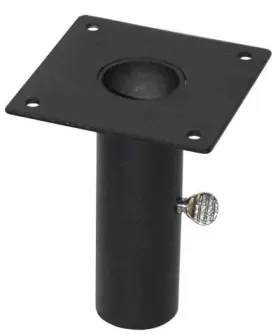 Panacea B07kfmrmcv Woodlink Pole Collar Adapter For 1 Inch Steel Mounting Plate Black