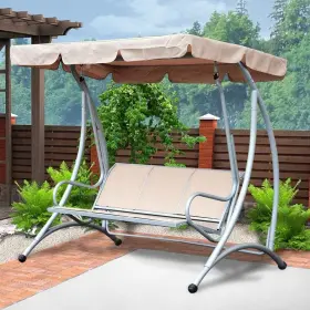 Qiiluo1cev4gs2p-02 Qiilu 1 X Swing Top Cover Outdoor Rainproof Beige