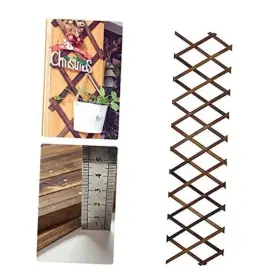 Reagia 749350935401 Wooden Wall Trellis Garden Fence Hanging Frame For Extra Thick Expandable 1 Cm