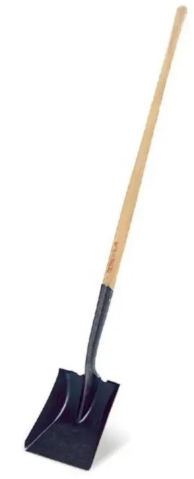 52305 Ridgid Long Handle Square Point Shovel