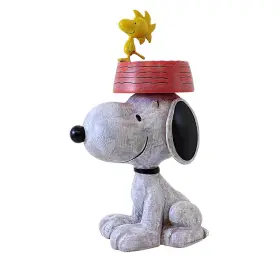 Roman B0cxyhr6th Giftware By Inc 13 Inch H Peanuts Snoopy Bird Feeder Garden Decor