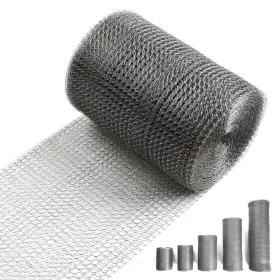 Rh-01 Ryxrhswzp 5 Inch X 30 Ft 304 Stainless Steel Mesh Wire For Rodent Hole Fill Argent