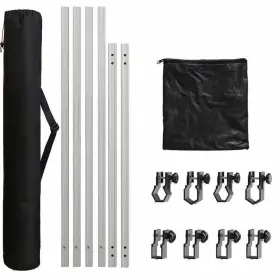 Seaverrs 674519744542 Universal Sunshade Tent Crossbar Suitable For 10x20 10x15 10x10 Silvery