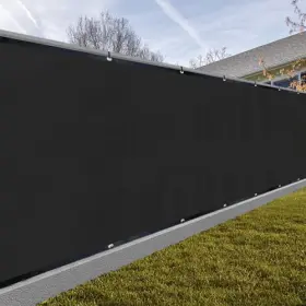 Sgfn-hs65 Sgecit Privacy Screen Fence 6ft X 50ft Heavy Duty Dustproof Denoise 6 5 0ft Black