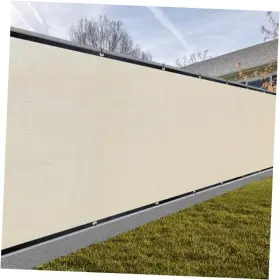 Sgfn-mb85 Sgecit Privacy Screen Fence 8ft X 50ft Heavy Duty Dustproof Denoise 8 5 0ft Cream