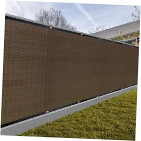 Sgfn-ms85 Sgecit Privacy Screen Fence 8ft X 50ft Heavy Duty Dustproof Denoise 8 5 0ft Brown