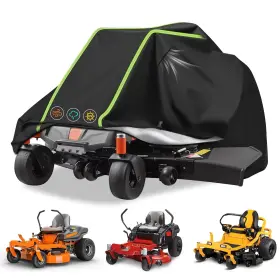 Sp-xb697-g Silivn Zero Turn Mower Cover -heavy-duty 420d Cotton Lined Oxford Fabric Waterproof