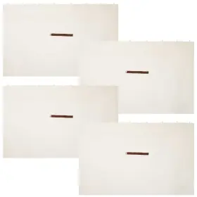 Cre-137 Sunnydaze Decor 4-piece 10 X Ft Polyester Gazebo Sidewall Curtain Set - Cream By