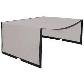 Cre-591 Sunnydaze Decor 9 Ft X 12 Polyester Retractable Pergola Canopy Shade - Gray By