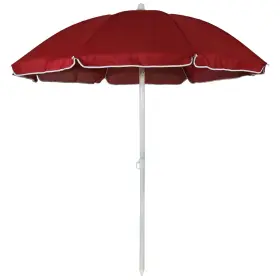 Ecg-236 Sunnydaze Decor 5 Ft Steel Beach Umbrella With Tilt - Red By