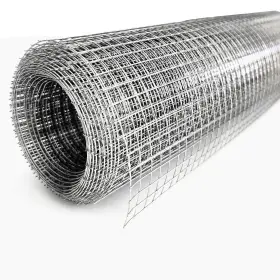 Ss-4mesh Supereton Stainless Steel Wire Mesh 4 Completely 15.7 Inch X 118 1roll Silver
